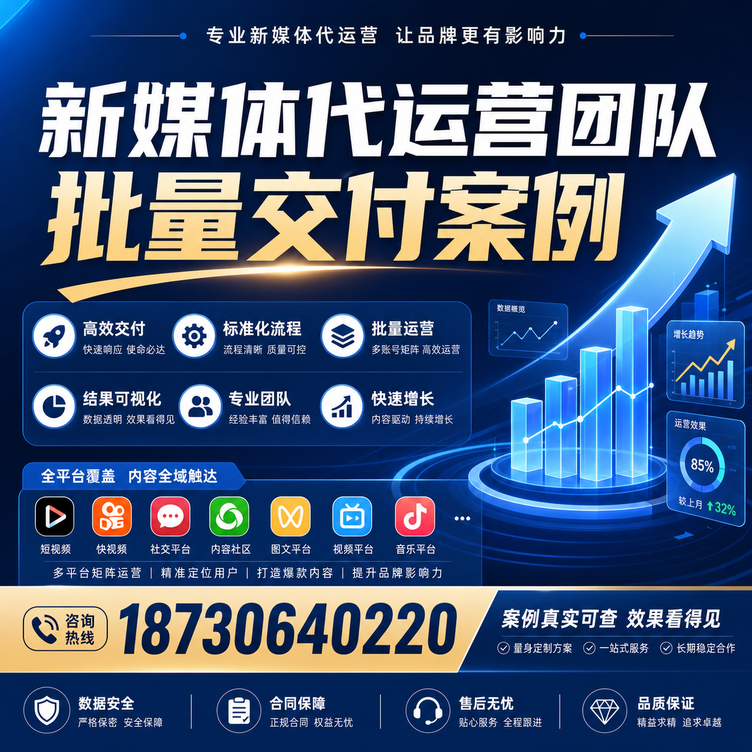 韶关代运营公司多客户账号批量高效交付案例